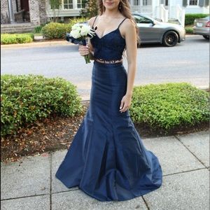 The Secret House Mermaid Style Formal Prom Dress